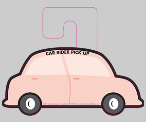 We offer car tags with and without advertisement.